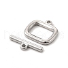 Non-Tarnish 304 Stainless Steel Toggle Clasps X-STAS-F290-02P-2