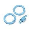 Alloy Spring Gate Clasps PALLOY-Q009-01H-2
