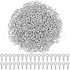 SUNNYCLUE 500Pcs Alloy Screw Eye Peg Bails FIND-SC0010-21-1
