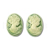 Cameos Opaque Resin Cabochons X-RESI-C016-01B-3