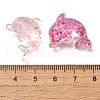 Transparent Marine Organism Resin Cabochons RESI-H035-05D-3