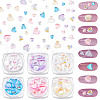 CHGCRAFT 6Box 6 Colors Cartoon Nail Art Decoration MRMJ-CA0001-24-1