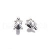 Tibetan Style Alloy European Beads TIBE-S314-91AS-RS-1