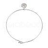 Brass Charm Necklace BJEW-Q350-07C-P-3