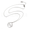 Non-Tarnish 304 Stainless Steel Pendant Necklaces NJEW-P306-01P-2