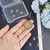 Beebeecraft 14Pcs Brass Micro Pave Cubic Zirconia Charms ZIRC-BBC0002-21-3