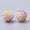 Imitation Pearl Acrylic Beads OACR-T004-10mm-13-2