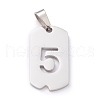 Non-Tarnish 304 Stainless Steel Pendants STAS-H144-02P-5-1