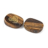 4Pcs 4 Styles Natural Tiger Eye Display Decorations G-F786-02B-06-2