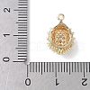 Hedgehog Brass Pendants KK-V005-03G-3
