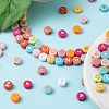 5 Style Opaque Mixed Color Acrylic Beads MACR-FS0001-13-6