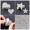 AHADERMAKER 16Pcs 2 Style Glitter Hotfix Rhinestone DIY-GA0002-49-4