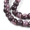 Baking Painted Glass Beads Strands DGLA-N003-6mm-C09-4