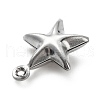 Non-Tarnish 304 Stainless Steel Pendants STAS-D243-08-3