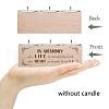 3 Hole Wood Candle Holders DIY-WH0375-007-4