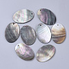 Black Lip Shell Pendants X-SSHEL-S251-33B-1