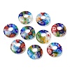 Handmade Millefiori Glass Pendants LAMP-G166-07-1