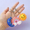 PVC Plastic Pendant Keychain KEYC-YW0001-11-5