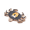 Halloween Alloy Enamel Pendants ENAM-P248-01G-E-3