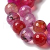 Dyed & Heated Natural Dragon Veins Agate Beads Strands G-P539-A01-27-4