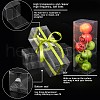 Transparent PET Tea Storage Boxes CON-WH0106-08H-4