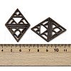 Walnut Wood Pendants WOOD-A025-12-3