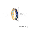 Golden Stainless Steel Finger Rings UP8900-2-1