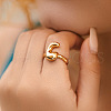 Brass Cuff Rings for Women FS-WG541EE-03-2