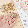 Beebeecraft 200Pcs Brass Pave Clear Cubic Zirconia Beads KK-BBC0015-87B-3