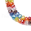 Electroplate Glass Beads Strands EGLA-D300-03-8mm-3