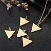 Ion Plating(IP) 304 Stainless Steel Pendants STAS-I311-22G-7