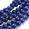 Natural Lapis Lazuli Bead Strands X-G-G953-01-6mm-1