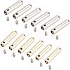  24Sets 2 Colors Alloy Aglets for Shoelaces FIND-NB0001-80-1