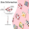 16Pcs 8 Colors Natural Freshwater Shell Pendants BSHE-FS0001-07-4