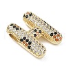 Brass Micro Pave Cubic Zirconia Pendants KK-Z108-02G-H-2