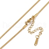 Ion Plating(IP) 201 Stainless Steel Chain Necklaces NJEW-P309-26A-G-1