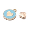 40Pcs 4 Style Alloy Enamel Charms ENAM-YW0003-07-2