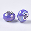 Opaque Resin European Beads RPDL-T038-007G-2