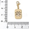 304 Stainless Steel Pendant Decoration STAS-S165-44G-3