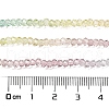 Transparent Painted Glass Beads Strands X1-DGLA-A034-T2mm-A15-3