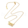 Stainless Steel Pendant Necklaces X-STAS-H138-01F-G-3