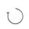 G23 Titanium C Shaped Clip on Nose Rings WGA60F5-04-5