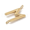 304 Stainless Steel Letter Connector Charms STAS-M108-01G-13-2