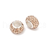 Alloy Rhinestone Clay Pave Beads ALRI-D300-03S-03-2