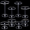  8 Sets 6 Styles Acrylic Storage Riser Rack AJEW-NB0006-30-6