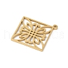 304 Stainless Steel Pendants STAS-G355-09G-2
