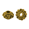 Tibetan Style Spacer Beads X-TIBEB-A24612-AG-FF-1