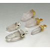 Mixed Natural Raw Rough Gemstone Crystal Pendants G-M040-M07-1