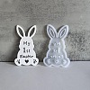 Easter Theme Rabbit with Word Pattern DIY Silicone Table Lamp Molds SIMO-G008-02B-1