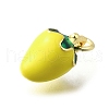 Brass with Enamel Charms KK-Q066-01A-G-2